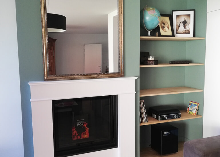 Photos d'une rénovation d'intérieur