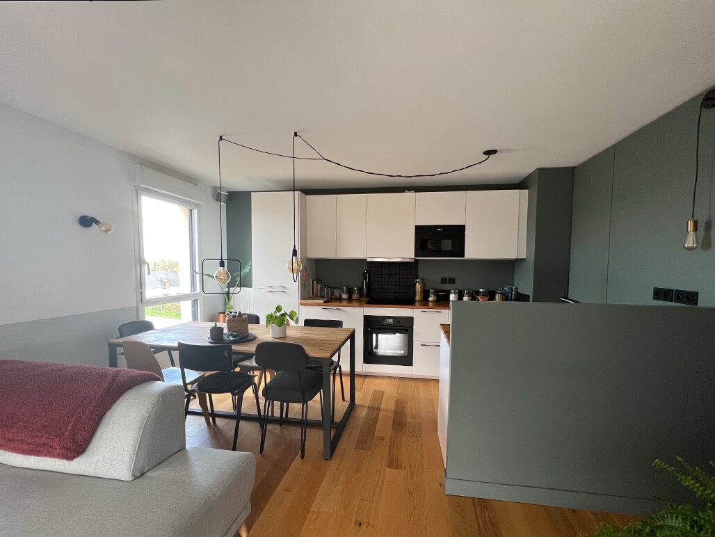 Photos slider d'un salon rénové